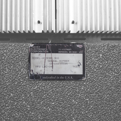 Peavey Combo 300 1x15" 300-Watt Solid State Bass Combo Amplifier (USA Made)