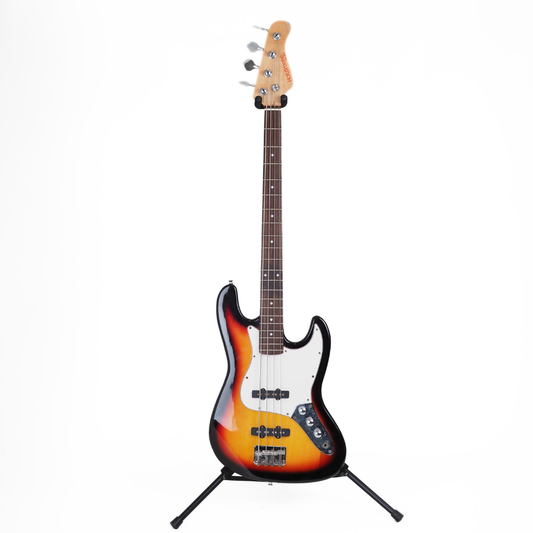 HOLYSMOKE Jazz-Style Bass Guitar in Sunburst