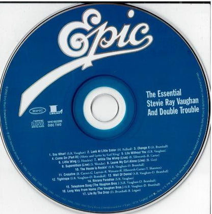 Stevie Ray Vaughan & Double Trouble – The Essential Stevie Ray Vaughan & Double Trouble (2 x CD, Compilation, Remastered)