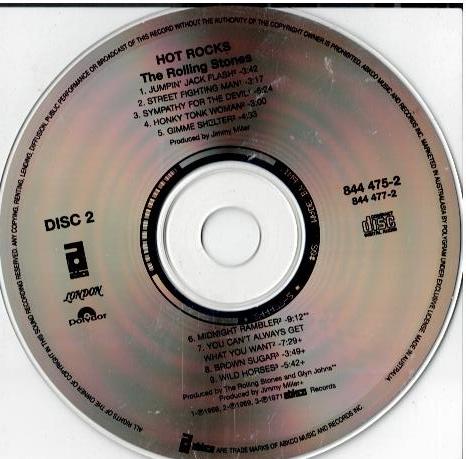 The Rolling Stones – Hot Rocks 1964-1971 (2 x CD, Compilation, Reissue, Remastered)