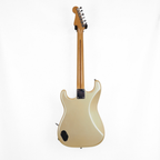 1980s Fender Contemporary MIJ Stratocaster Electric Guitar in Aged Pearl White Finish