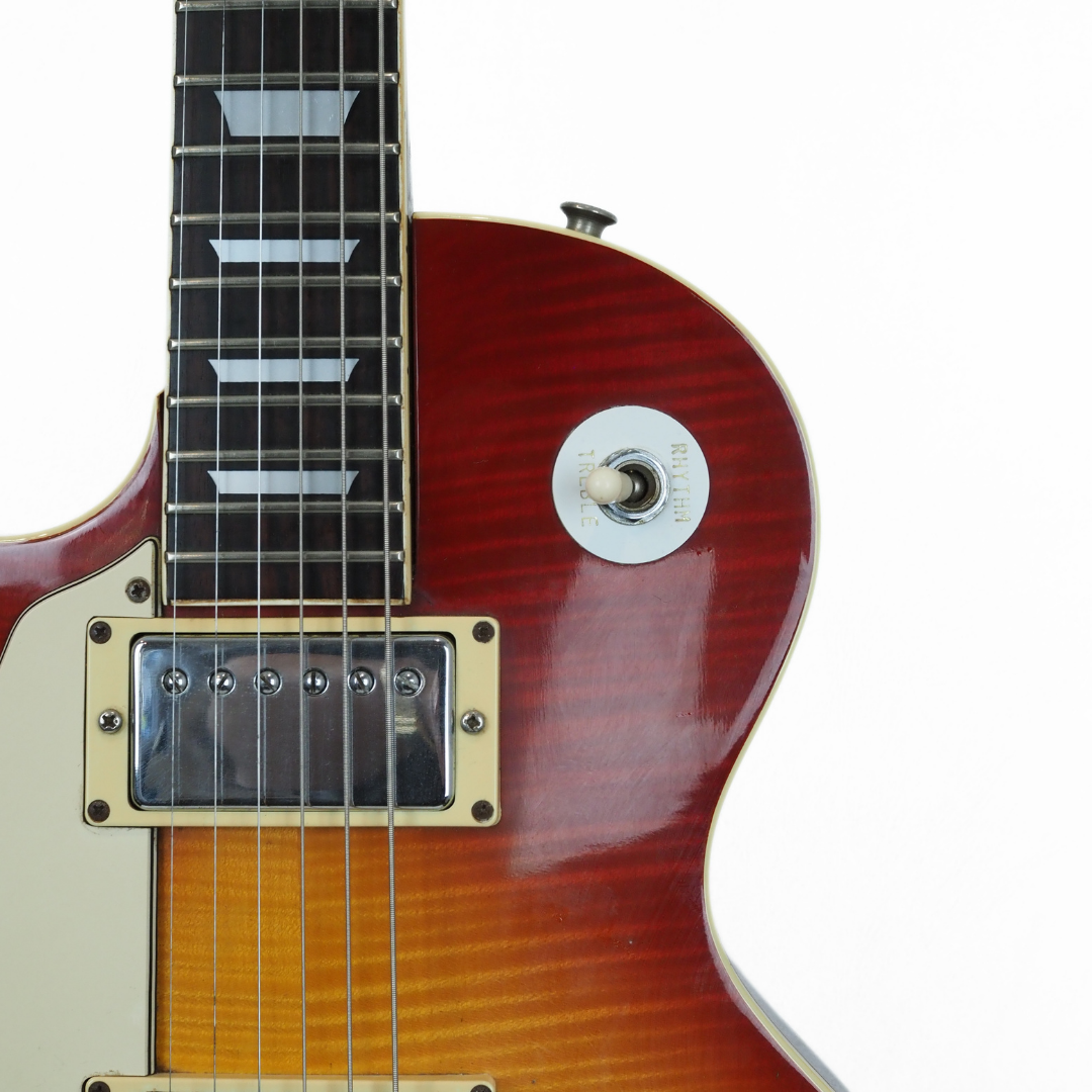 1974 Greco Left-Handed Les Paul-Style Electric Guitar in Cherry Sunburst