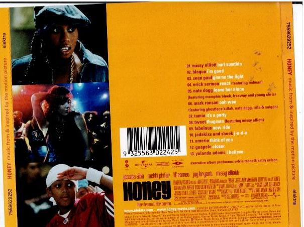 Various – Honey (Music From & Inspired By The Motion Picture) (CD, Compilation)