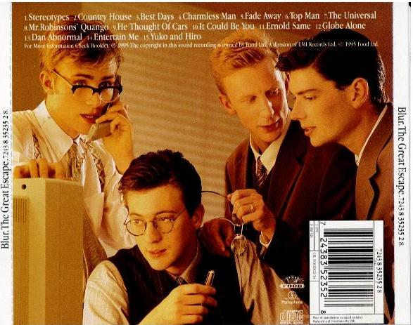 Blur – The Great Escape (CD, Album, Stereo)