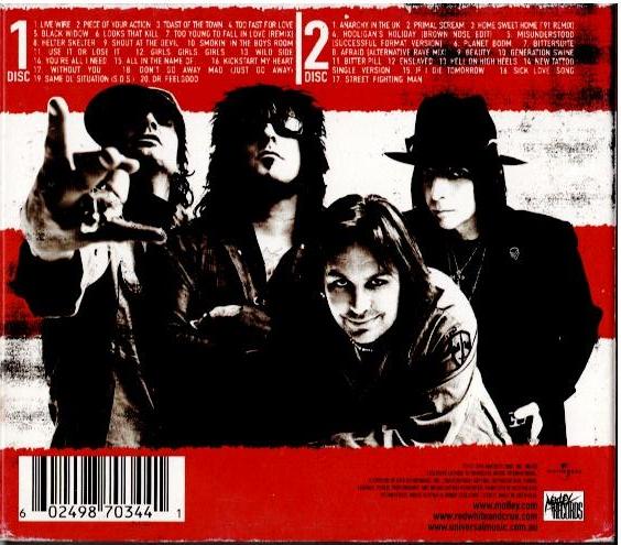 Mötley Crüe – Red, White & Crüe (2 x CD, Compilation, Digipak)