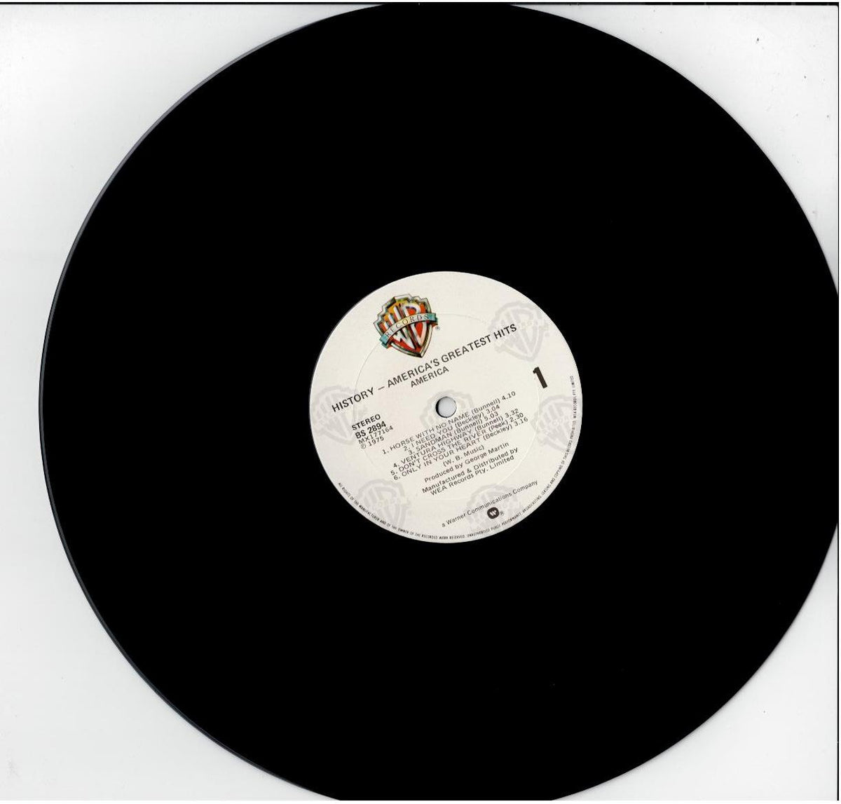 America – History · America's Greatest Hits (Vinyl, LP, Compilation)