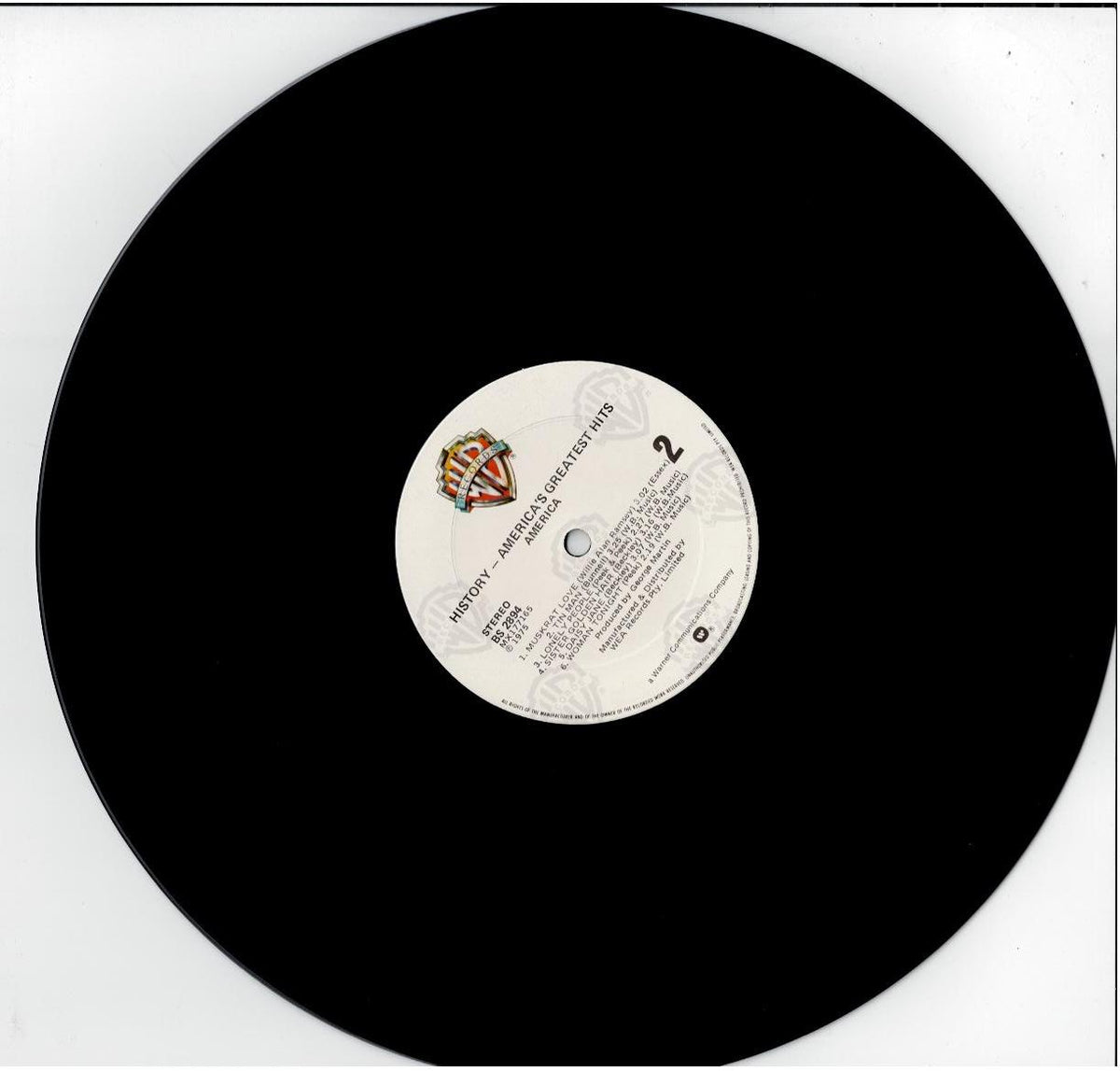 America – History · America's Greatest Hits (Vinyl, LP, Compilation)
