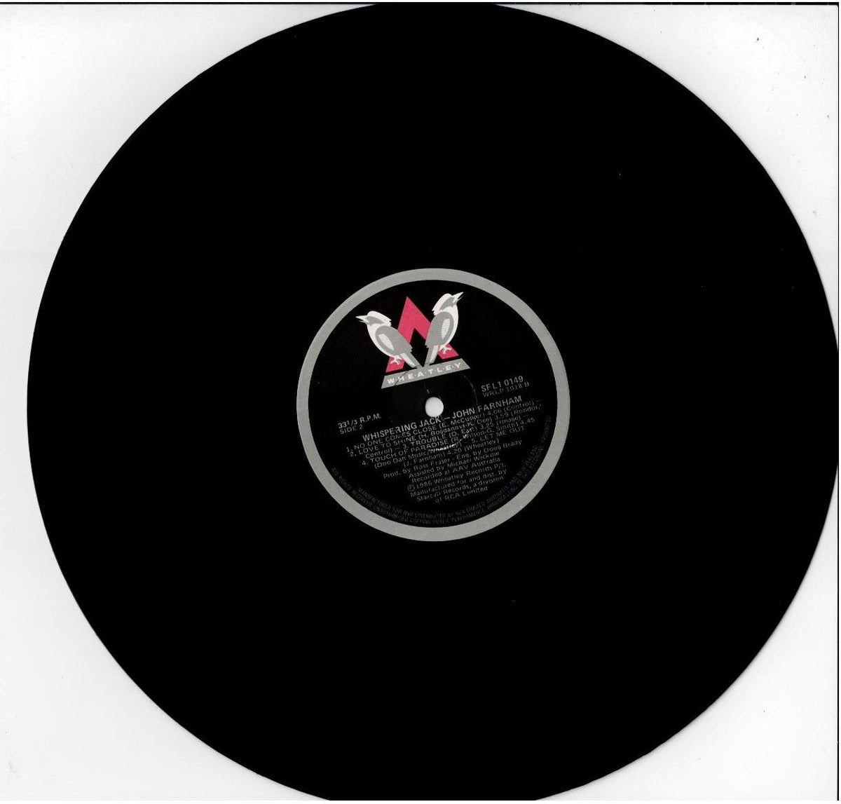 John Farnham – Whispering Jack (Vinyl, LP, Album, Gatefold)