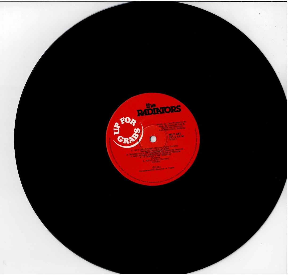 The Radiators – Up For Grabs (Vinyl, LP, Album, Gatefold - Signed By the Band)