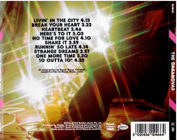 The Casanovas – The Casanovas (CD, Album)