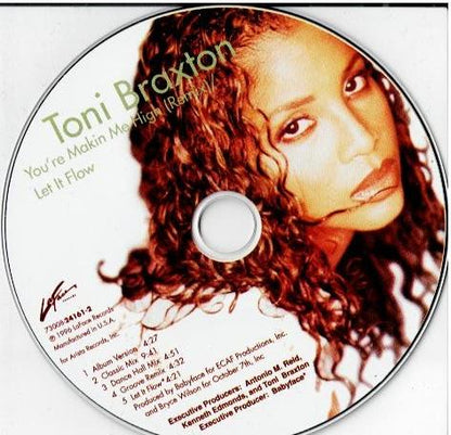 Toni Braxton – You're Makin Me High (Remix) / Let It Flow (CD, Maxi-Single)