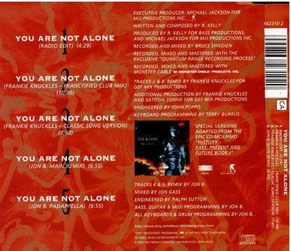 Michael Jackson – You Are Not Alone (CD, Maxi-Single)