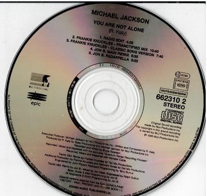 Michael Jackson – You Are Not Alone (CD, Maxi-Single)