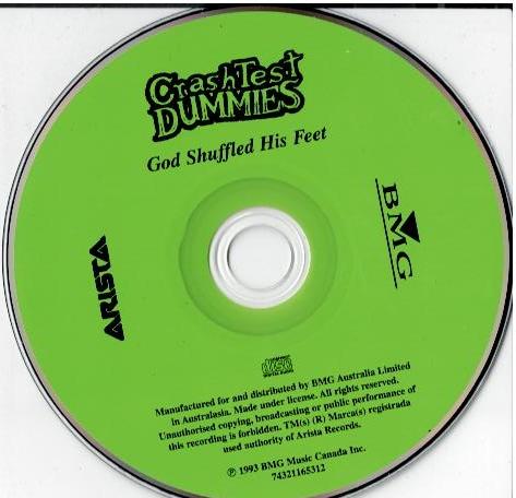 Crash Test Dummies – God Shuffled His Feet (CD, Album, Reissue)