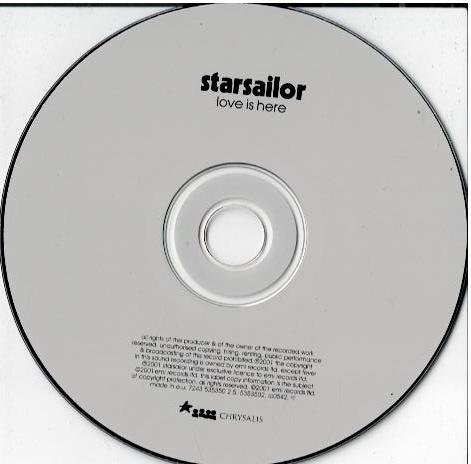 Starsailor – Love Is Here (CD, Album, Repress)
