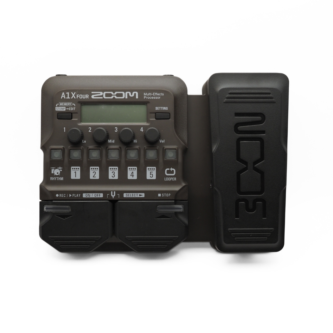 Zoom A1X Four Acoustic Multi-Effects Processor with XLR/Hi-Z Inputs