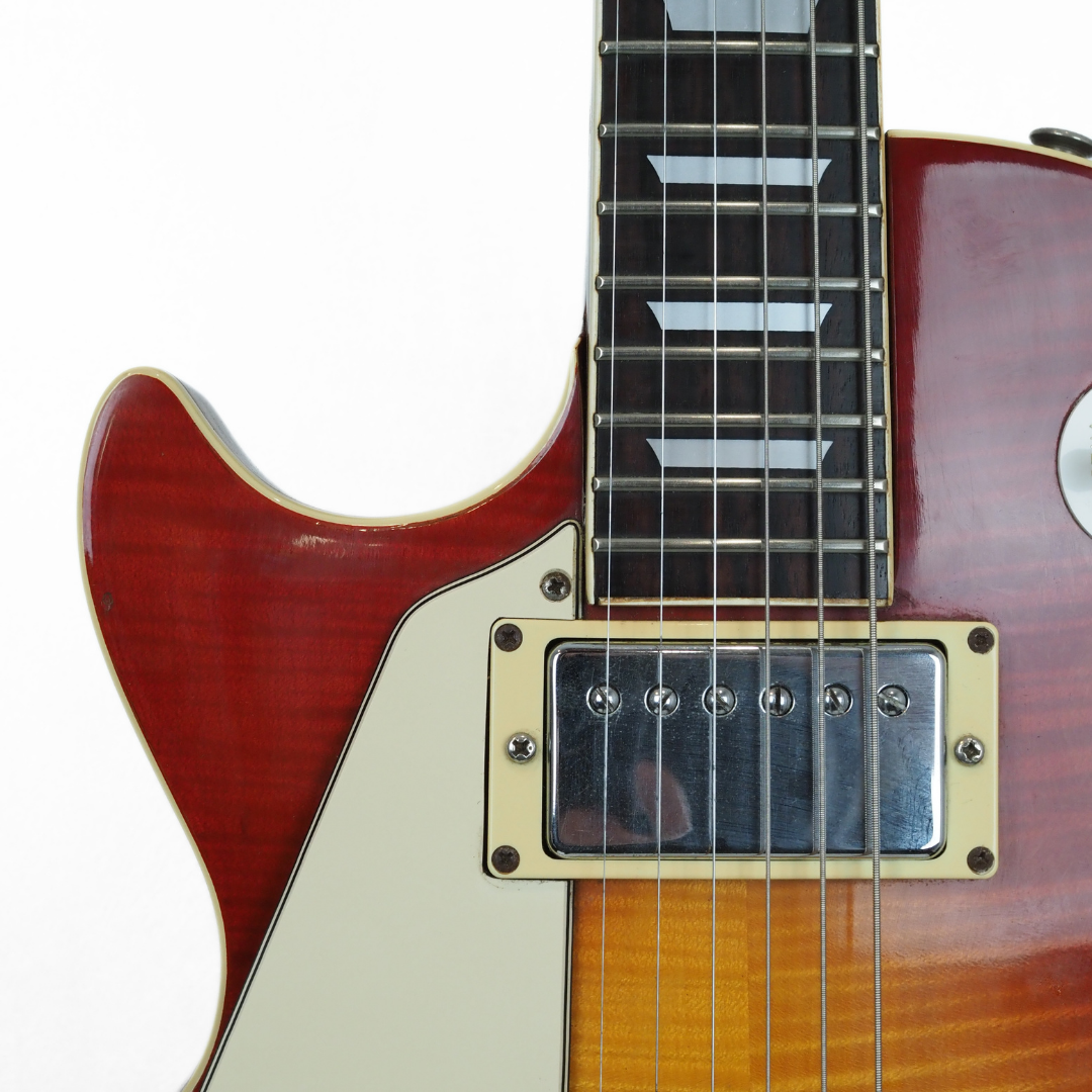 1974 Greco Left-Handed Les Paul-Style Electric Guitar in Cherry Sunburst