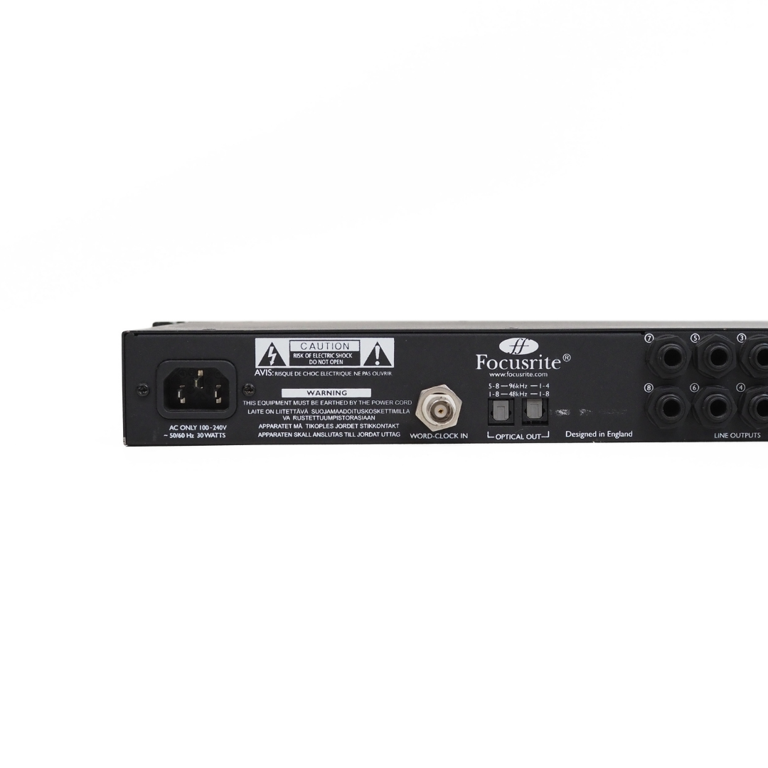 Focusrite OctoPre Mk II 8-Mic Input Rack Mounted Preamp