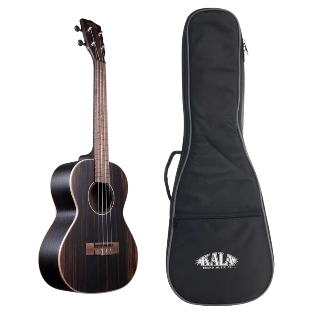 Kala KA-EBY-T Ebony Tenor Ukulele with Gig Bag