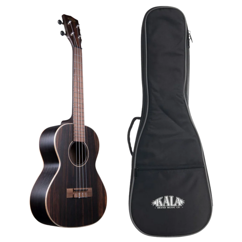 Kala KA-EBY-T Ebony Tenor Ukulele with Gig Bag