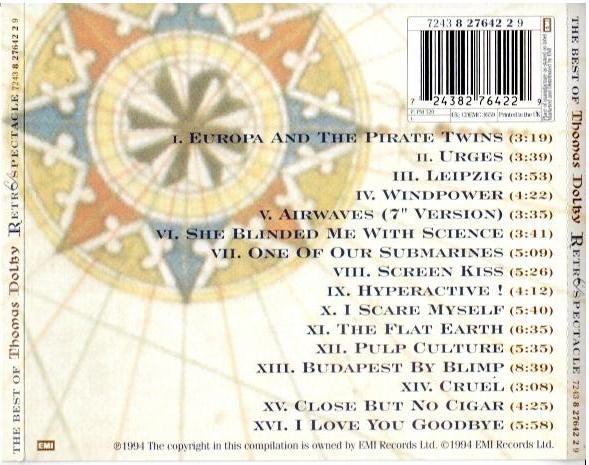 Thomas Dolby – The Best Of Thomas Dolby Retrospectacle (CD, Compilation, Remastered)