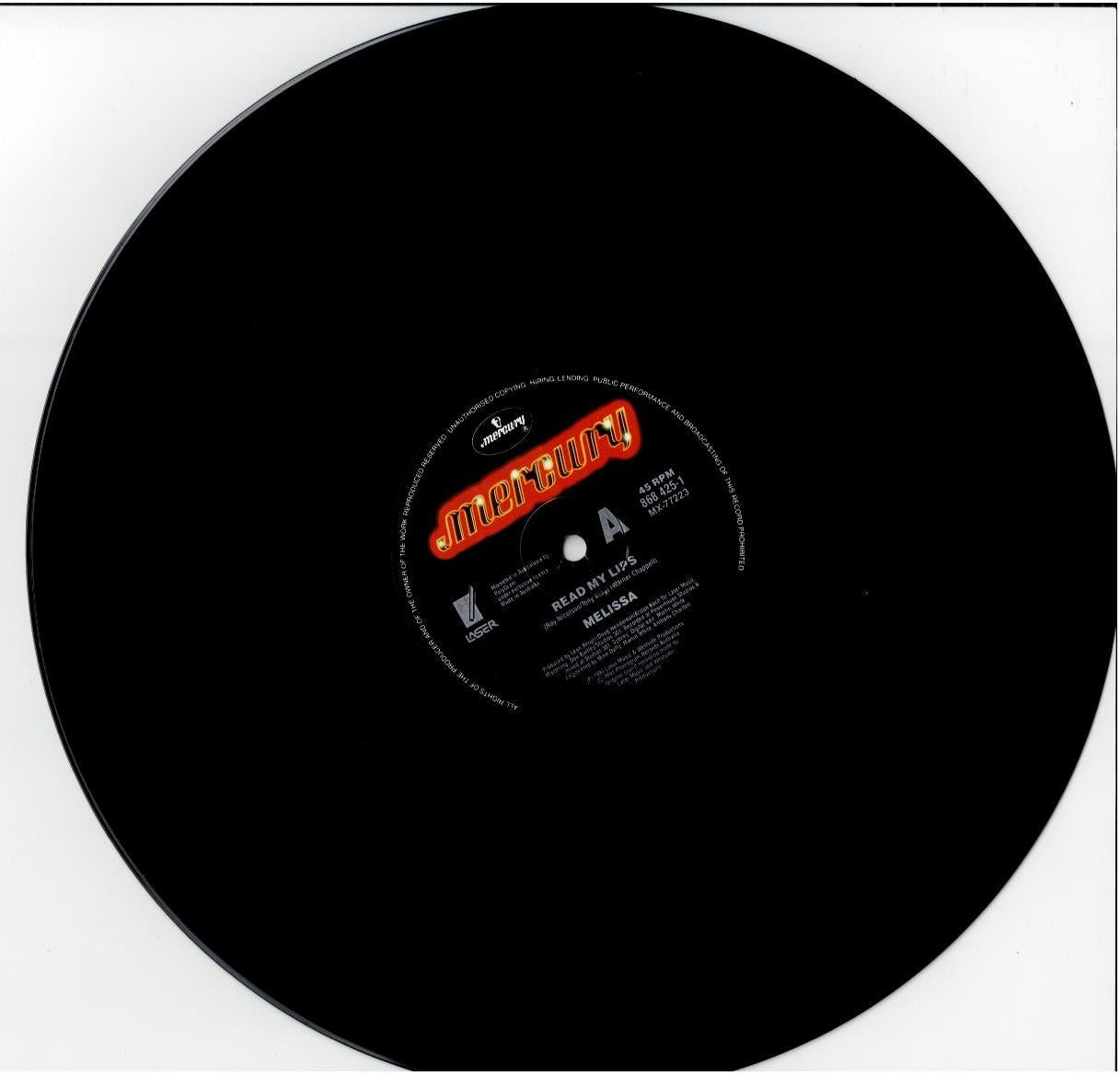 Melissa – Read My Lips (Vinyl, 12", 45 RPM, Single)