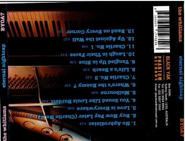The Whitlams – Eternal Nightcap (CD, Album)