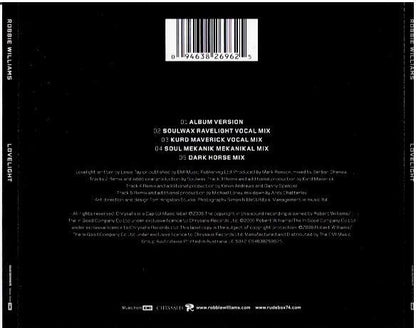Robbie Williams – Lovelight (CD, Single)