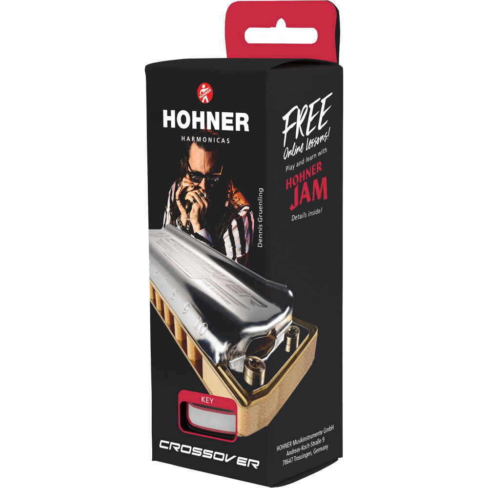 Hohner Marine Band Crossover Harmonica in the Key of A