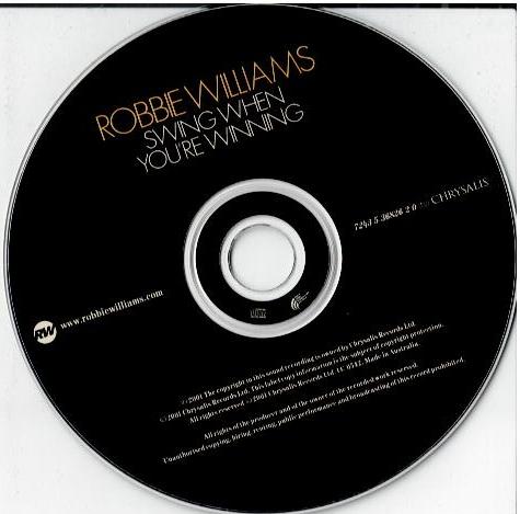 Robbie Williams – Swing When You're Winning (CD, Album)