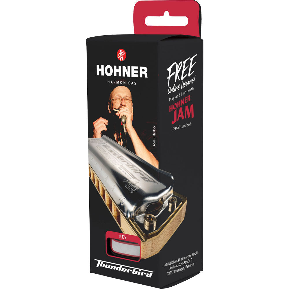 Hohner Marine Band Thunderbird Harmonica in the Key of Low G Major