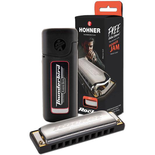 Hohner Progressive Series Rocket Harmonica in the Key of F