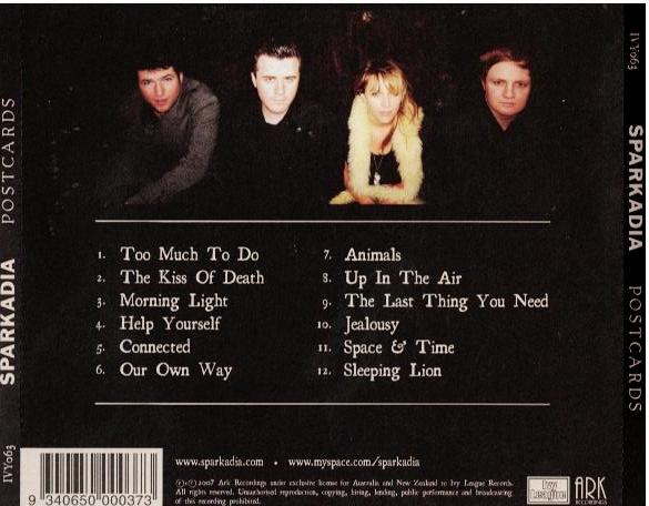 Sparkadia – Postcards (CD, Album)