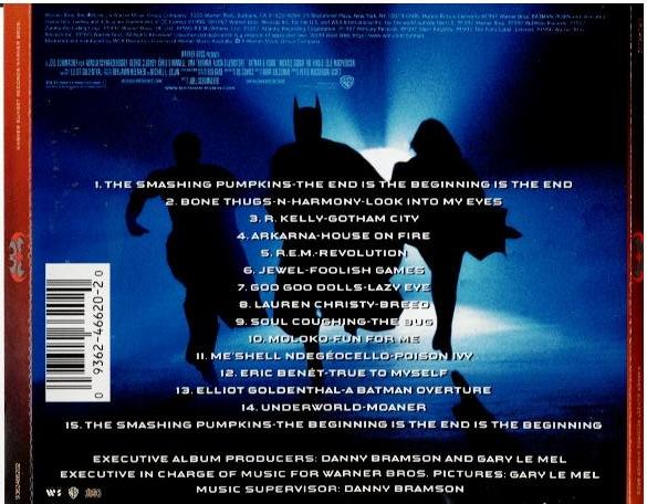 Various – Batman & Robin (Music From And Inspired By The "Batman & Robin" Motion Picture) (CD, Album, Compilation)