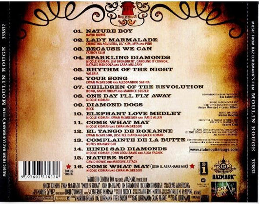 Various – Moulin Rouge! (Music From Baz Luhrmann's Film) (CD, Compilation)