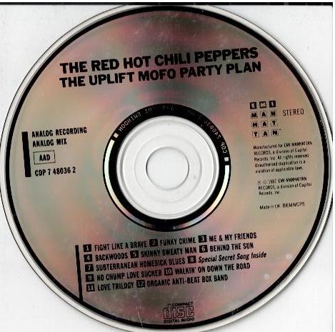 The Red Hot Chili Peppers – The Uplift Mofo Party Plan (CD, Album, Reissue)