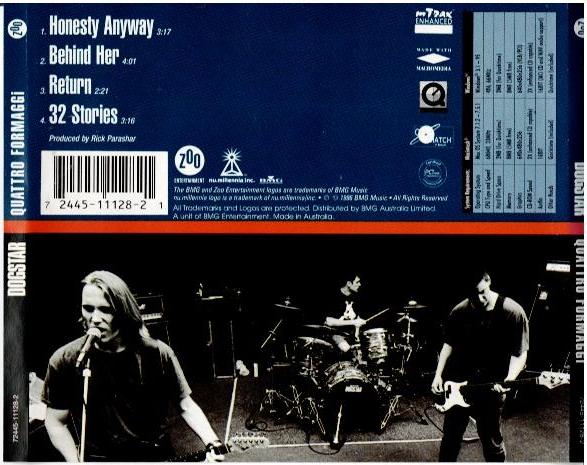 Dogstar – Quattro Formaggi (CD, EP)