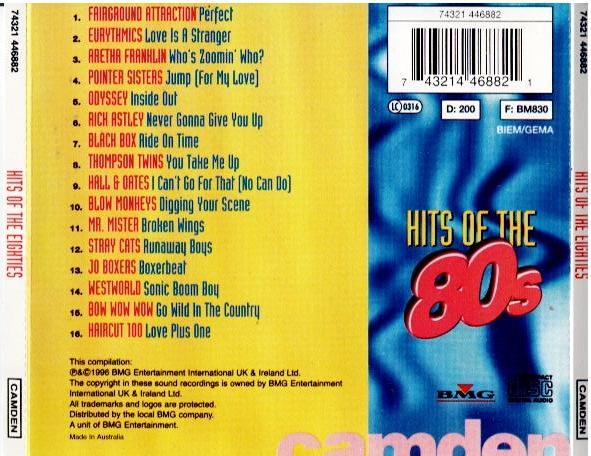 Various – Hits Of The 80s (CD, Compilation)