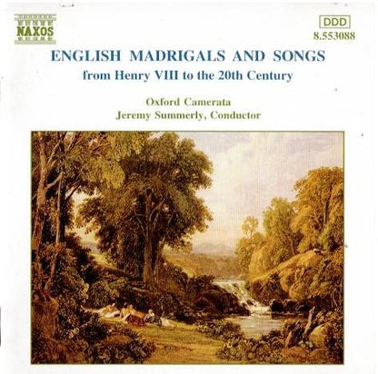 Oxford Camerata, Jeremy Summerly – English Madrigals And Songs (CD)