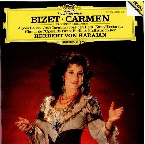 Bizet, Berliner Philharmoniker, Herbert Von Karajan – Carmen (Highlights) (CD, Album, Reissue)
