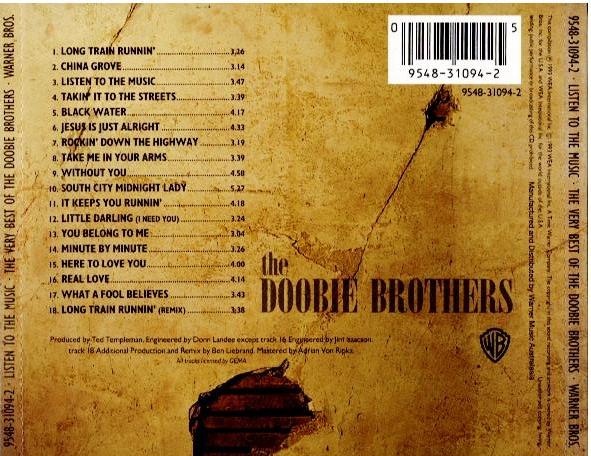 The Doobie Brothers – Listen To The Music The Very Best Of The Doobie Brothers (CD, Compilation)