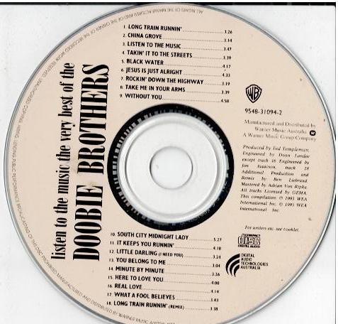 The Doobie Brothers – Listen To The Music The Very Best Of The Doobie Brothers (CD, Compilation)