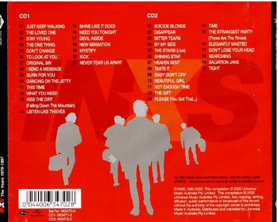 INXS – The Years 1979-1997 (2 x CD, Compilation)