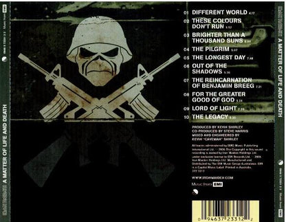 Iron Maiden – A Matter Of Life And Death (CD, Album)