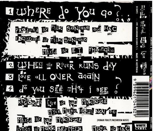 Hunters & Collectors – Where Do You Go? (CD, Single)