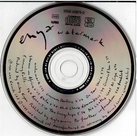 Enya – Watermark (CD, Album, Reissue)