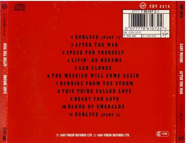 Gary Moore – After The War (CD, Album, Reissue)