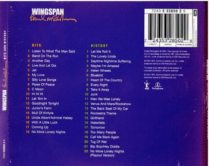 Paul McCartney – Wingspan (Hits And History) (2 x CD, Compilation, Remastered)