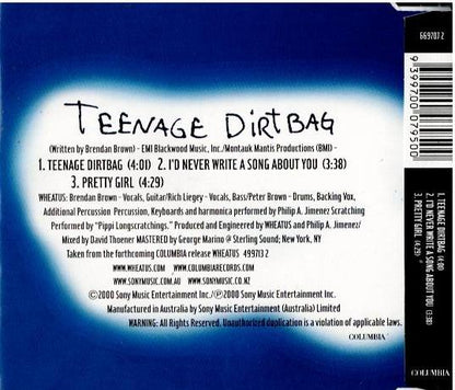 Wheatus – Teenage Dirtbag (CD, Single)