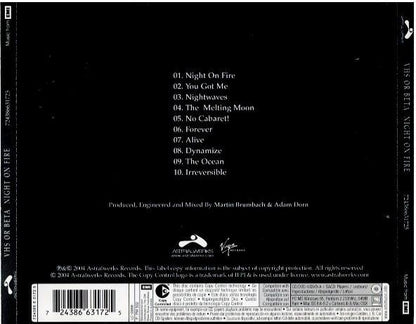 VHS Or Beta – Night On Fire (CD, Album, Copy Protected)